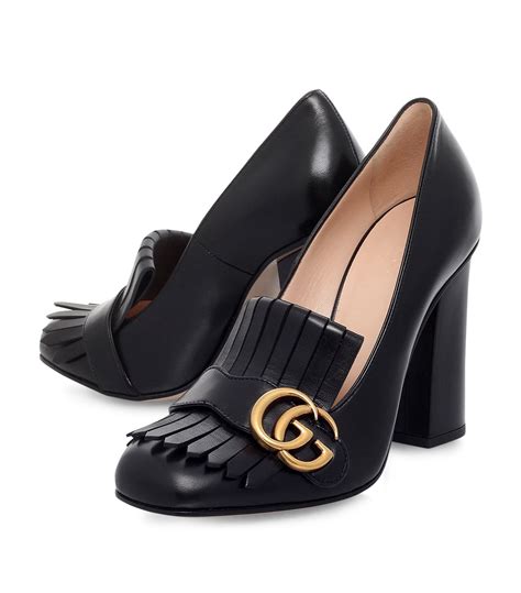 gucci marmont fringe loafer.